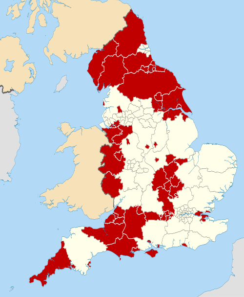 Unitary authorities of England